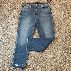 Hudson Jeans Blue Nico Ankle Cropped Denim NEW 31